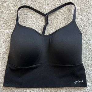 PINK Victoria's Secret Black Seamless Bralette